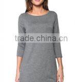 Online Shopping China Clothes Long Flowy Elbow Sleeve Jersey Tunic For Women thumbnail-6