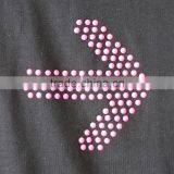 Cheap Lady Strass Print Short Sleeve T-shirt With O-neck thumbnail-4