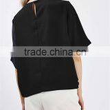 China Wholesale Assorted Colors Drawstring Blank t Shirts Women Plain T-shirts thumbnail-2