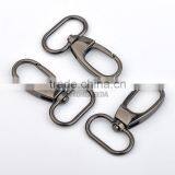 25mm 1inch Shinny Black Nickle Gun Metal Alloy Swivel Clasps Snap Key Hooks DIY Key Chain Ring Clip Buckle HK-020 thumbnail-4