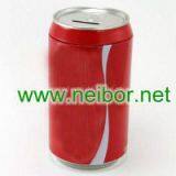 Tin Money Box Saving Box Coin Bank thumbnail-1