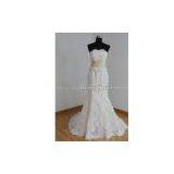 MS26(f)-lace overlay mermaid wedding dress,bridal gown