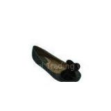 Rtail / Wholesale 2012 Cheap Designer KHAKI PU Ladies Round Toe Flat Shoes with 2cm Heels