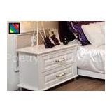 Modern beautiful Bedroom Bedside Tables small nightstand , White