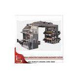 4 Color Flexographic Printing Press Machine for Plastic Film , Multifunction