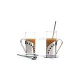 Sell Irish Coffee Cups with Straws and Coasters Set