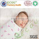 Extremely Soft 100% Organic Cotton Summer Muslin Baby Swaddle Wrap thumbnail-1