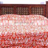 Ikat Kantha Quilt Ikat Cotton Bedspread thumbnail-2