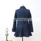 Ladies Winter Sweet Wool Trench Coat thumbnail-2