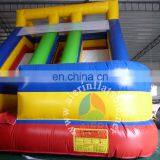 New Style Commercial double Giant Inflatable Slide For Fun, Cheap Double Lanes Inflatable bouncer water slide