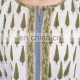 Hippie Boho Designer Long Dress Block Printed Tunic Wholesaler thumbnail-5