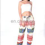 Digital Printed Custumed Women Pant Trouser Plazoo Style Loose Pants Breathable Casual Harem Pant Trousers thumbnail-2