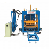 QT4-18 Hydraulic Automatic Block Making Machine, Concrete Brick Production Line Price for Sale in India thumbnail-2