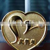 Unique Custom Metal Heart Badge/Emblem for Valentine's Day thumbnail-1