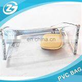 Cheap Zipper Top Waterproof Clear PVC Toiletry Bag thumbnail-6