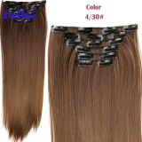 Wholesale 100% real natural virgin best remy human hair ombre straight and curly clip in hair extension