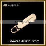 High Quality Zinc Alloy Metal Gold Zipper Puller thumbnail-4