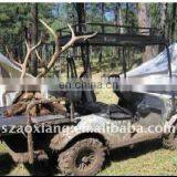 4 Seaters 4WD Electric Hunting Golf Cart With Independentd Suspension System and 4KW DC Motor| AX-C2+2 4X4 thumbnail-1