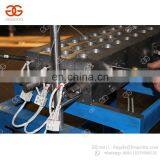 Commercial Semi Automatic Snow Soft Ice Cream Wafer Cone Maker Baking Making Machine Kono Pizza Cone Production Line for Sale thumbnail-6