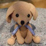 Wholesales Baby Crochet Aaimal Toys 100% Handmade Knitted Bunny Dog Bear Toy thumbnail-2