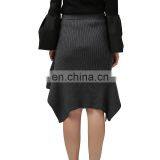 Skirts Elegant Fashion Chiffon Women Ladies Black Casual Sexy Skirt Summer thumbnail-5