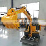 Mini Excavator Toy Towable Backhoe Thumb thumbnail-5