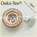 Jean Jacket Metal Buttons With Double Pin