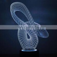 2019 Amazon Hot Sale 3D Lampshade Table Lamp for Christmas Decoration