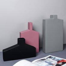 Luxurious Nordic Style Winebottle Small Ceramic Vase, Sample Room Hotel Decoration thumbnail-5