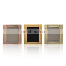 Type 86 UK/EU Standard 1 Gang 1/2 Way Wall Push Button Light Switch Zinc Alloy Panel Socket and Switches Electrical 10A thumbnail-4