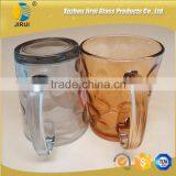 300ml Colourful Glass Cup With Handling for Drinking thumbnail-2