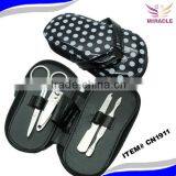Black and White Polka Dot Manicure Set