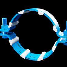 Half-round Thermoplastic Clips for Pipe Cradles thumbnail-2