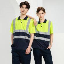 Customized T-shirts and Vests, High Gloss Reflective Work Clothes, and Workwear With Logo Embroidery thumbnail-5