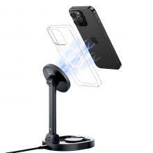 Portable Foldable 3 in 1 Wireless Magnetic Phone Charger Stand 15W Wireless Charger Fast Charging for Iphone thumbnail-4