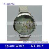 Beautiful Bracelet Style Lady's Crystal Quartz Wrist Watch thumbnail-1