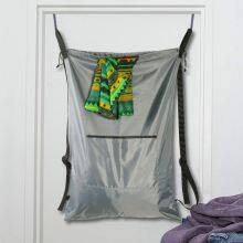 Washable Laundry Bag Backpack With Zipper Pocket, Heavy Duty Clothes Bag, 2 Strong Adjustable Shoulder Straps With Drawstring Closure for Travel, Camping or College thumbnail-3