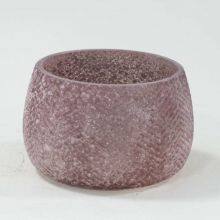 Antique Craft Glass Jar Glass Candle Holder Glass Vase Mosaic Vase