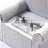 Stainless Steel Custom Earrings Mens Cross Ear Stud Earrings thumbnail-4