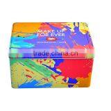 Beautiful Rectangular Metal Tin Box,cosmetic Metal Box,colorful Tin Can thumbnail-1