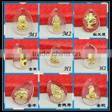 2013 China Wholesale Fashion Jewellery Gold Zodiac Pendant thumbnail-2
