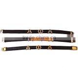 Magnetic Leather Handmade Bracelet Bangle Alpha Phi Alpha Divine Bracelets,APA Greek Customized Fraternity Sorority Jewelry thumbnail-5