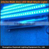 LED Wall Wash Light 24x3w RGB 3in1 Dmx512 IP65 Hand in Hand Connect thumbnail-1