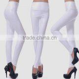 High Waisted Women's Faux Leather Stretch Leggings Skinny Pants thumbnail-4
