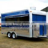 Blue Biaxial Food Truck for Sale Mobile Food Truck for Sale Mobile Food Trailer Cart By China's Largest Factory Produce thumbnail-1