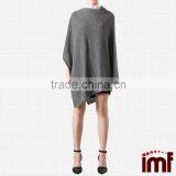 Handmade Ladies Knit Poncho Women Pure Cashmere Poncho thumbnail-4