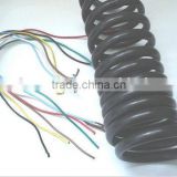 core cable, coiled cable for trailer