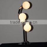 Moder Design Small Table Lamp With 3 Bulbs