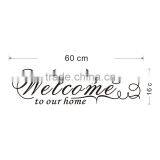 Welcome to Our Home Quote Removable Vinyl Decal Decals Wall Sticker Stickers Home Decor DIY Butterfly thumbnail-6