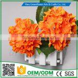 2016 Wholesale Multicolor 18 Heads Latex Artificial Flowers PU Real Touch Bouquet Wedding Bridal Decor Display Flower thumbnail-1